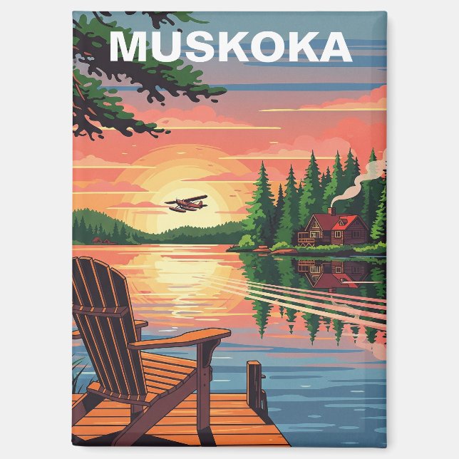 Muskoka Ontario Canada Magnet (Front)