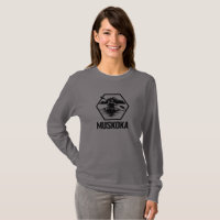 Muskoka Ontario Kayaker - Basic Long Sleeve T-Shir