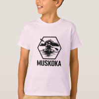 Muskoka Ontario Kayaker - Kids' Basic T-Shirt