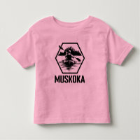 Muskoka Ontario Kayaker - Toddler Fine Jersey T-Sh