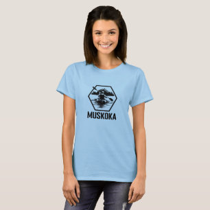 Muskoka Ontario Kayaker - Women's Basic T-Shirt