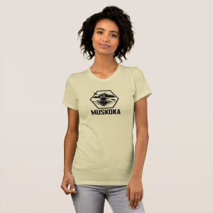Muskoka Ontario Kayaker - Women's Bella+Canvas Sli T-Shirt
