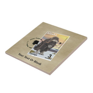 Muskox - Alaska Postage Tile