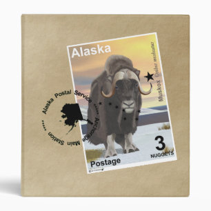 Muskox Stamp Souvenir Binder