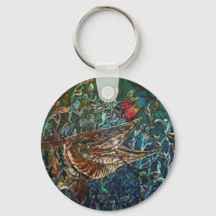 MUSKY Bucktl Bordered Keychain