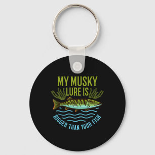 Musky Fishing Gift Muskie Lure Muskellunge Keychain