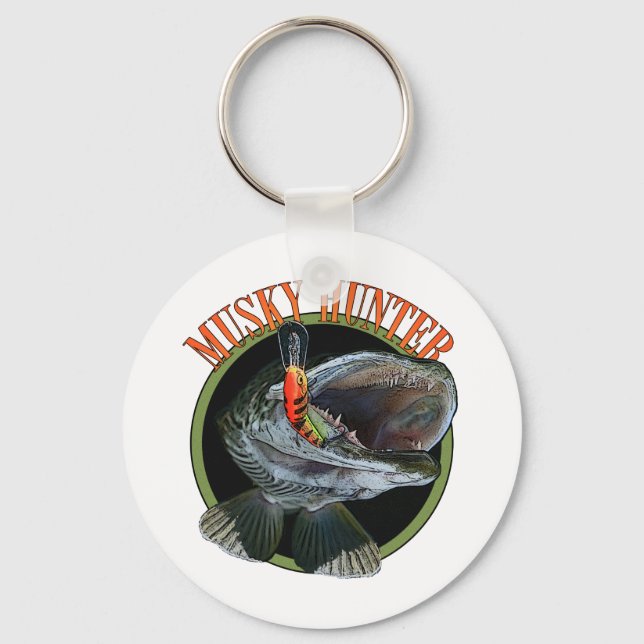 Musky hunter 7 keychain (Front)
