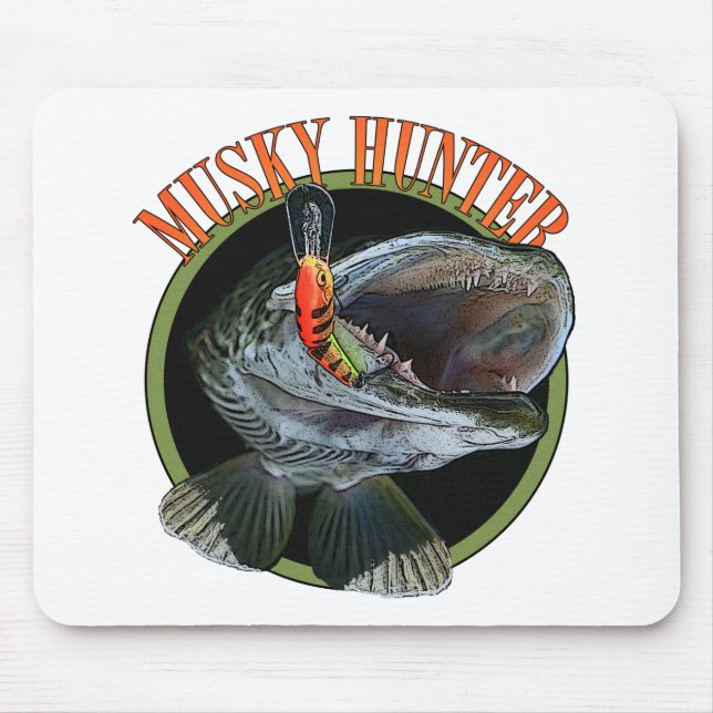 Musky hunter 7 mouse pad (Front)