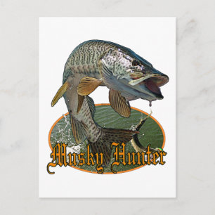 Musky Hunter 9 Postcard