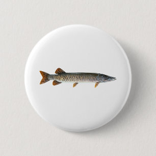 Musky - Muskellunge 2 Inch Round Button