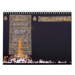 Muslim Hajj Mubarak Holy Kaaba Mecca Saudi Arabia Calendar