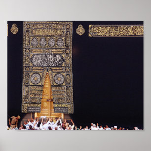 Muslim Hajj Mubarak Holy Kaaba Mecca Saudi Arabia Poster