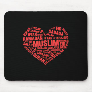 Muslim Heart Islam Sadaqa Iftar Salah Hajj Mecca G Mouse Pad