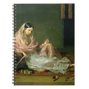 Muslim Lady Reclining, 1789 (oil on canvas) Notebook