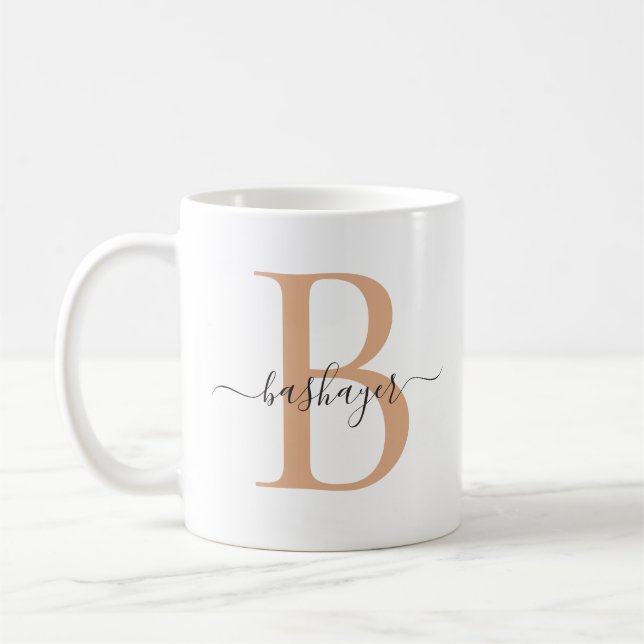 Muslim Mom with 2 daughters and 1 son Personalized Coffee Mug (Left)