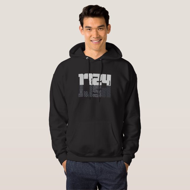 Muslim Prayer 5 Times a Day Man Black Hoodie (Front Full)