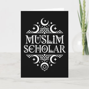 Muslim Studies Teacher Islamic Education Classroom Card