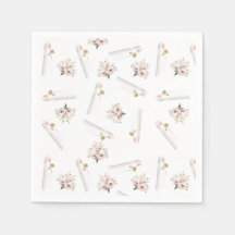 Muslim Wedding Roses&Bride Paper Napkin
