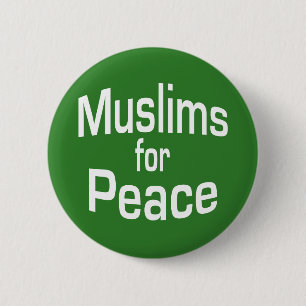 Muslims for Peace 2 Inch Round Button