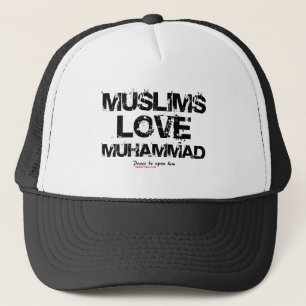Muslims Love Muhammad Trucker Hat