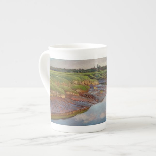 Musquash Marshes - bone china mug (Front Left)