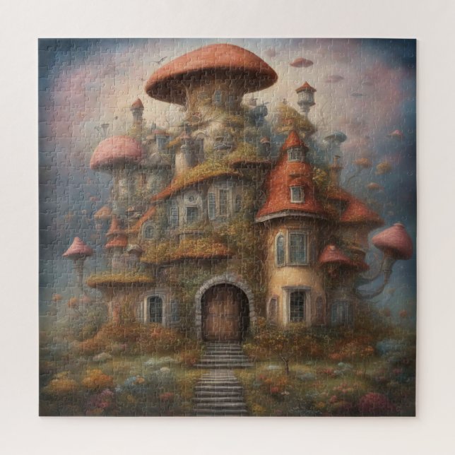 Musroom House Puzzle (Vertical)