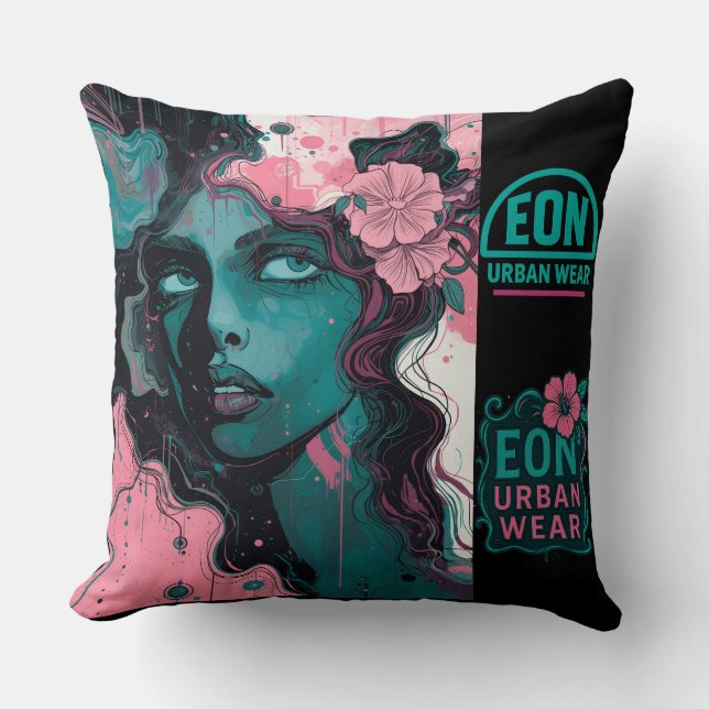 MUSSA FLORAR THROW PILLOW (Front)