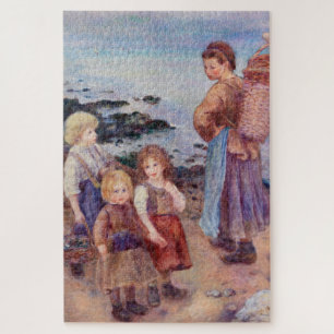 Mussel-Fishers by Renoir Impressionist Painting Jigsaw Puzzle