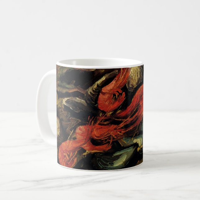 Mussels and Shrimp by Vincent van Gogh Coffee Mug (Front Left)