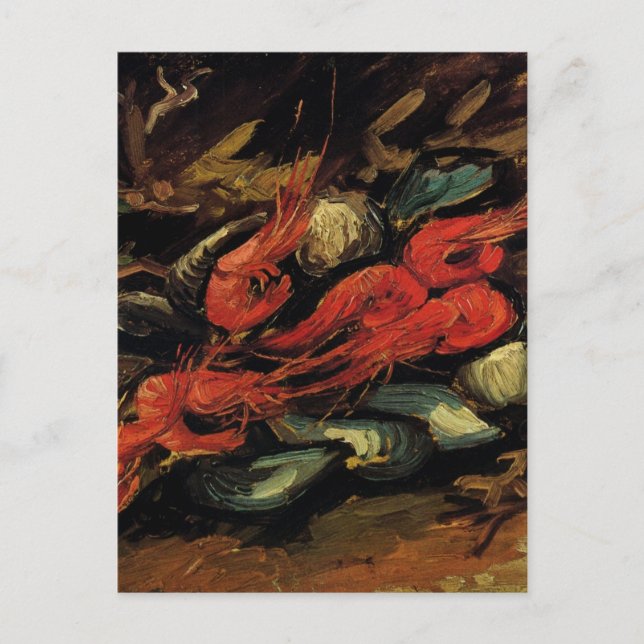 Mussels and Shrimp by Vincent van Gogh Postcard (Front)