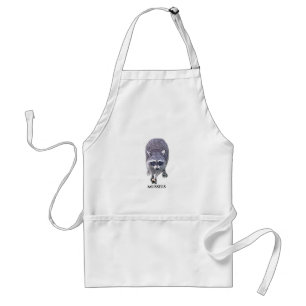 Mussels the Bayou Raccoon Standard Apron