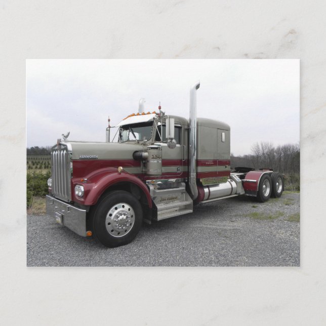 Musser's Kenworth W900A Postcard (Front)