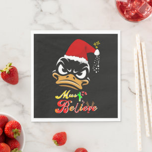Must Believe Christmas Napkin