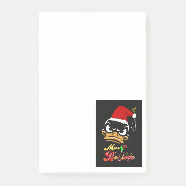Must Believe Christmas Post-it Notes (Front)