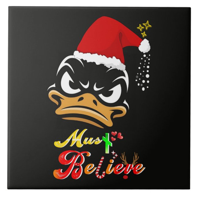 Must Believe Christmas Tile (Front)