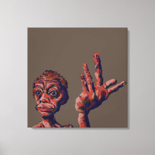 must i wait canvas print