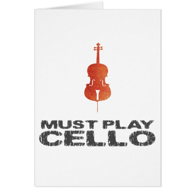Must Play Cello (Front)