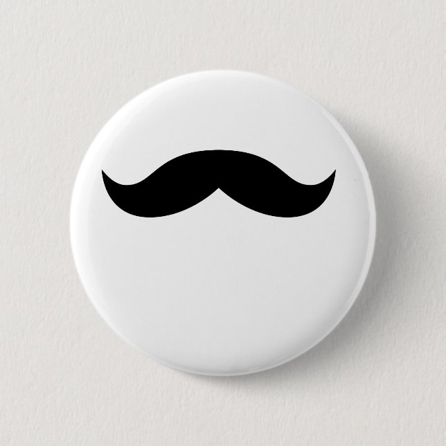 mustache_3[1] 2 inch round button (Front)