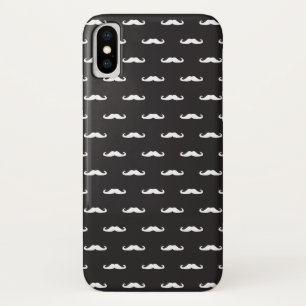 Mustache hipster pattern Case-Mate iPhone case