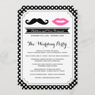 Mustache & Lèvres Programmes de mariage