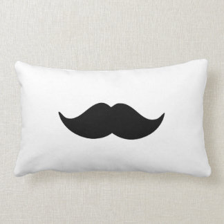 MUSTACHE LUMBAR THROW PILLOW