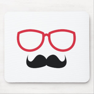 Mustache Mouse Pad