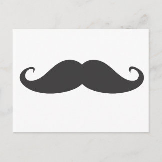 Mustache Postcard
