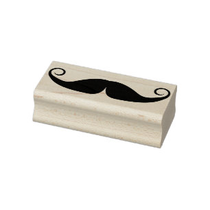 Mustache Rubber Stamp