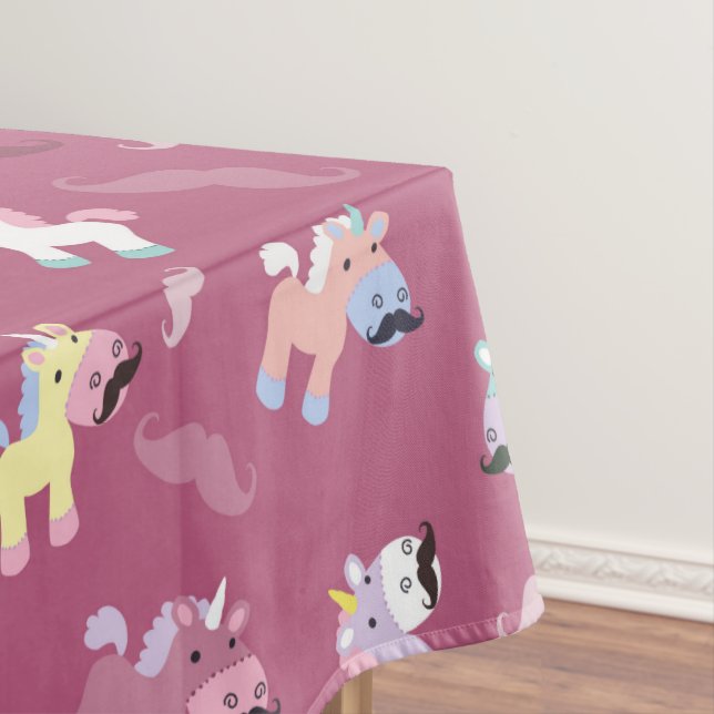 Mustachio Unicornio Tablecloth (In Situ)