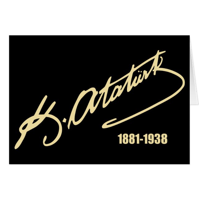 Mustafa Kemal Ataturk (Front Horizontal)