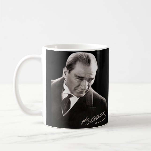 Mustafa Kemal Ataturk Coffee Mug (Left)