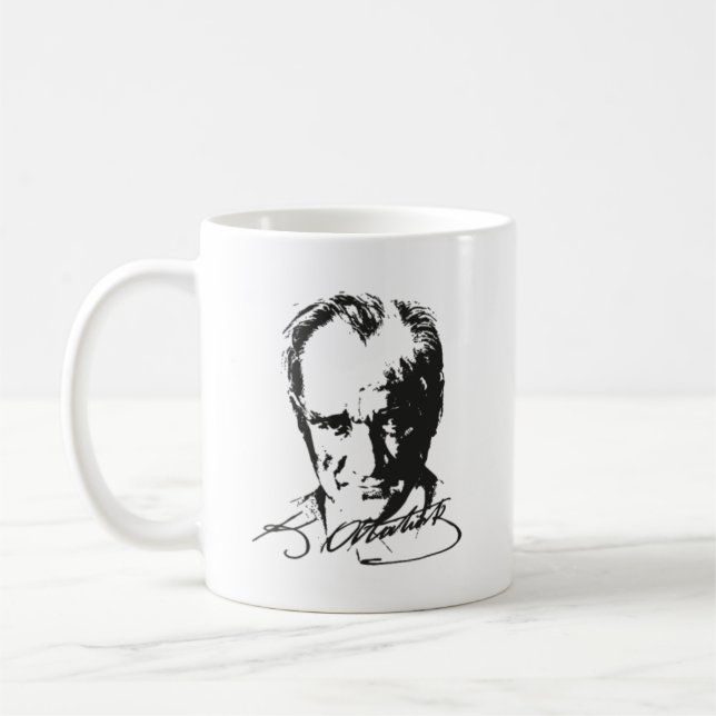 Mustafa Kemal ATATURK Coffee Mug (Left)