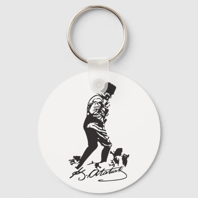 Mustafa Kemal Ataturk Keychain (Front)