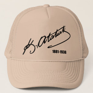 Mustafa Kemal Ataturk Trucker Hat